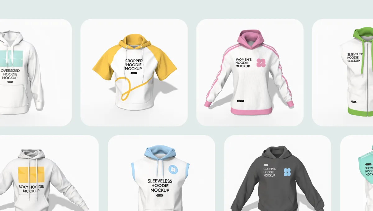Most common hoodie mockups Most common hoodie mockups