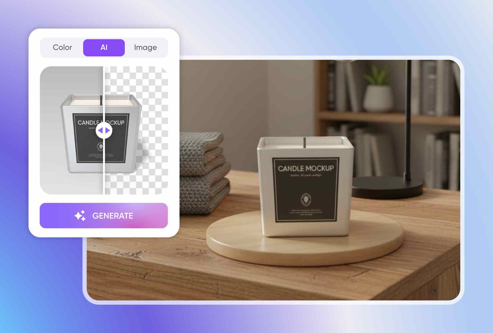 Ability to boost creativity with AI backgrounds Ability to boost creativity with AI backgrounds