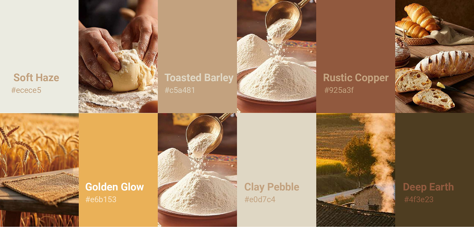 visual identity: Crafted with warmth baked with soul visual identity: Crafted with warmth baked with soul