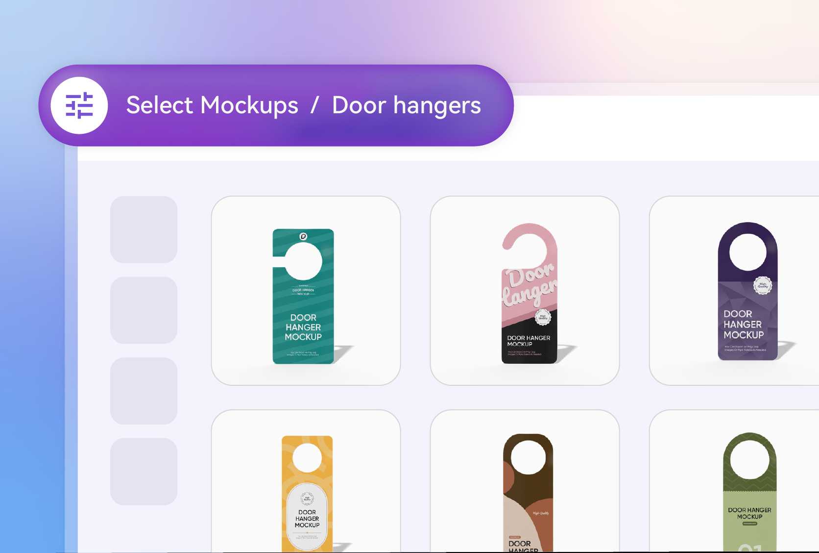 Versatile door hanger designs for any purpose Versatile door hanger designs for any purpose