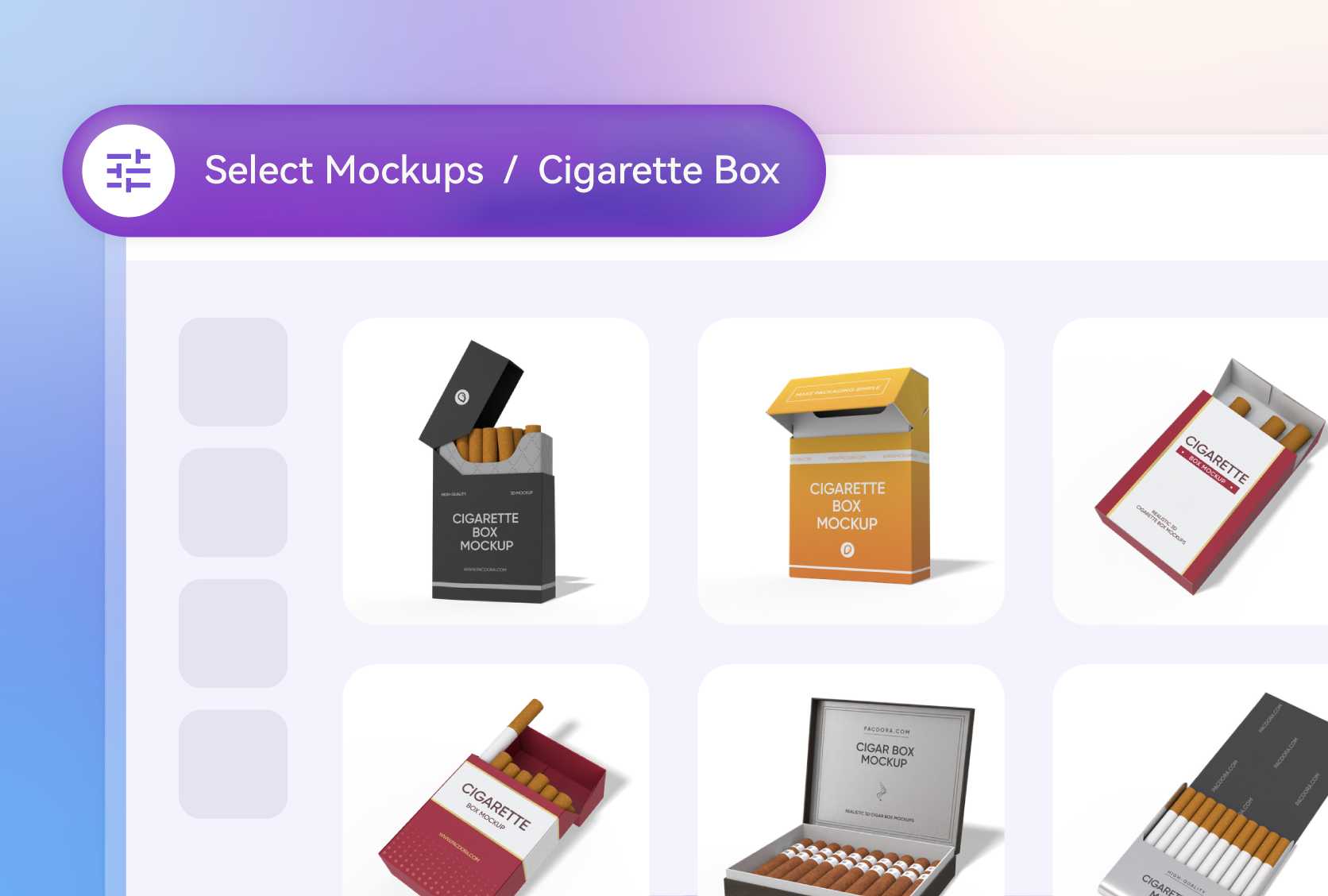 Choose your premium cigarette box structure Choose your premium cigarette box structure