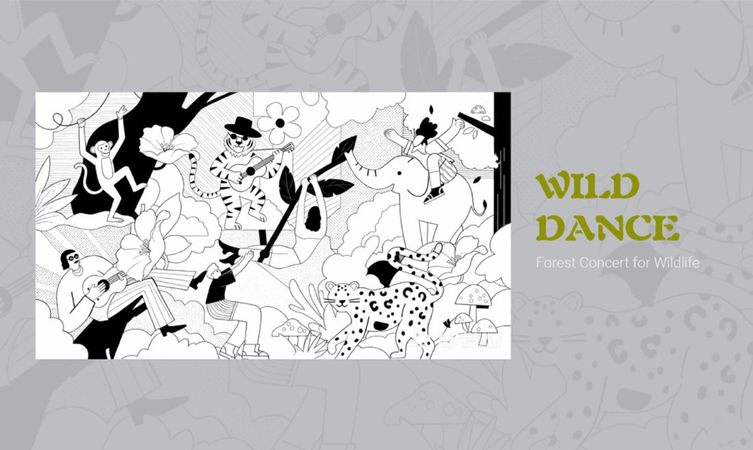 Packaging design of forest concert Packaging design of forest concert