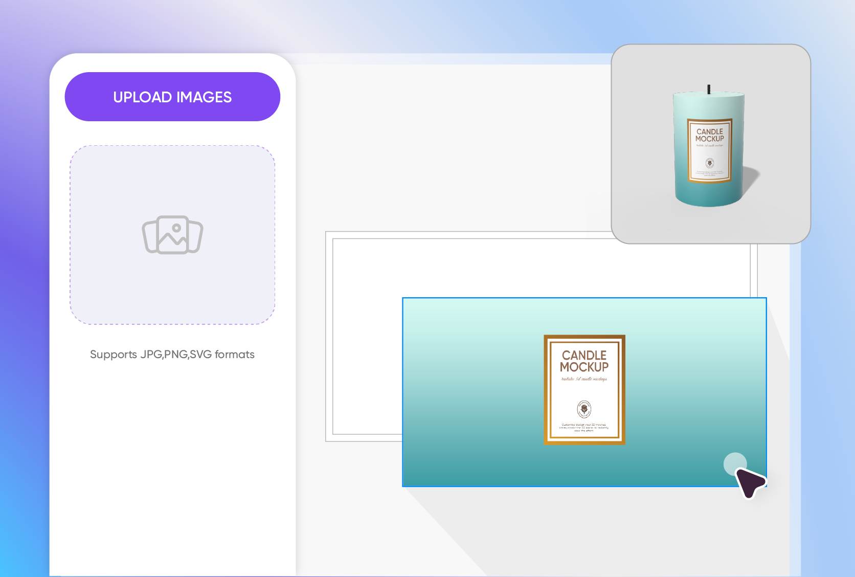 Versatile material selection for scented candles Versatile material selection for scented candles