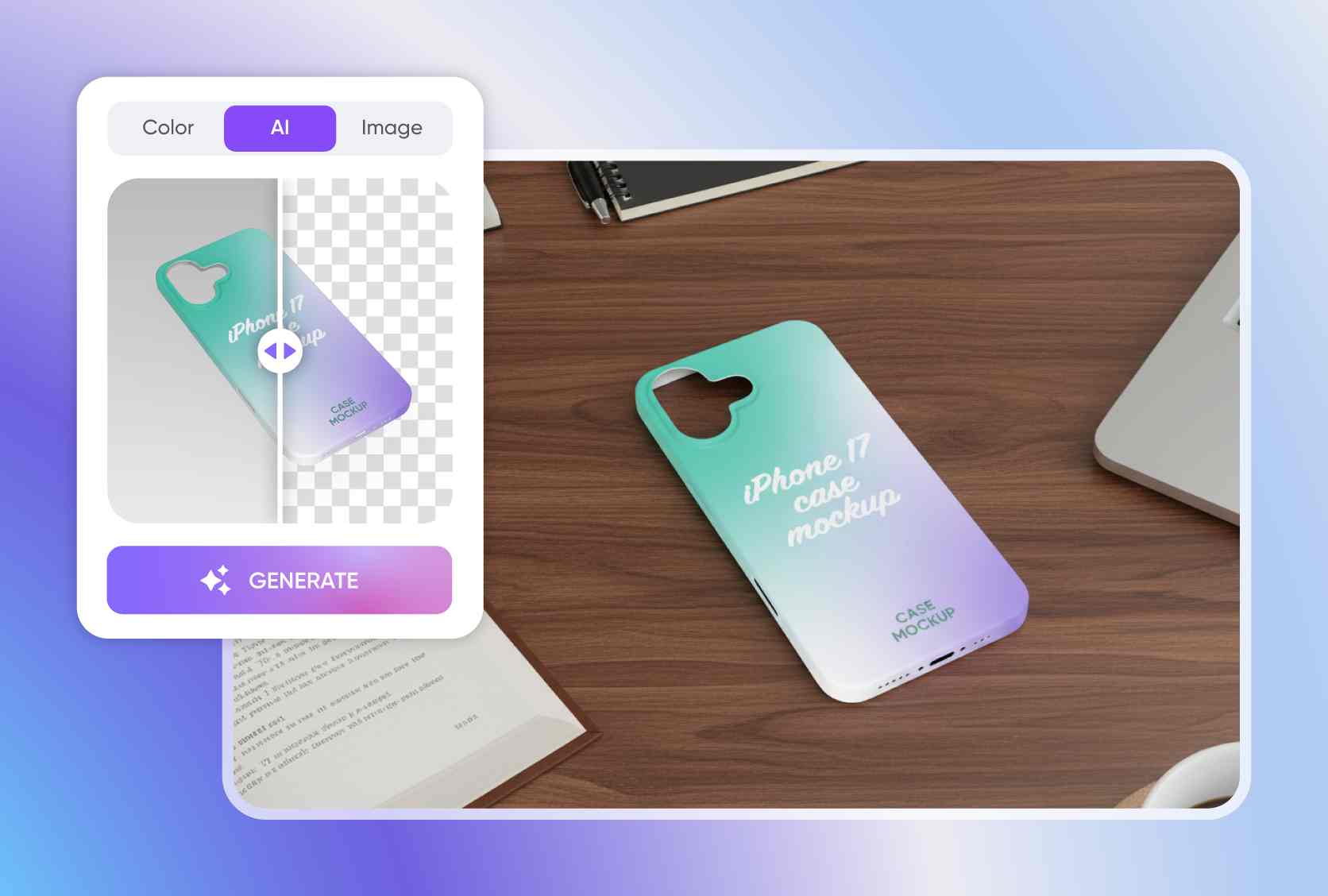 Easy background customization for iPhone cases Easy background customization for iPhone cases