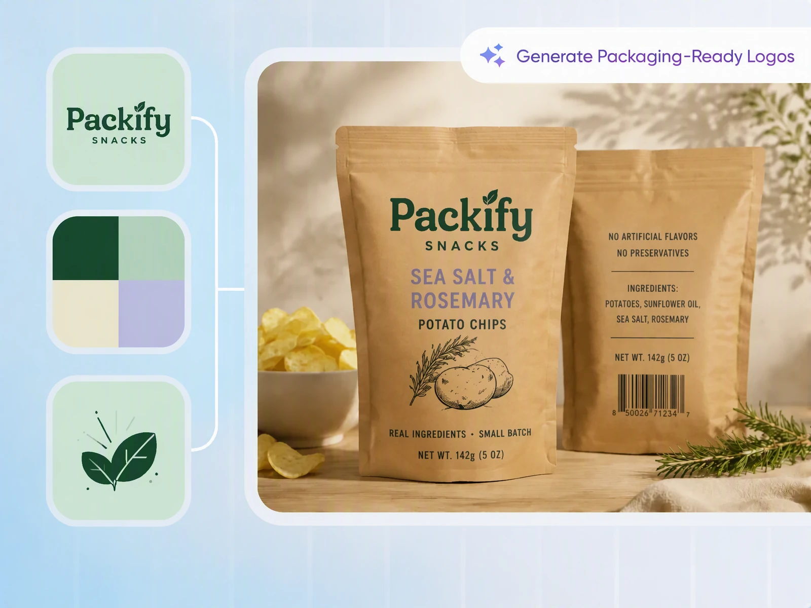 Brand packaging for food stalls Brand packaging for food stalls