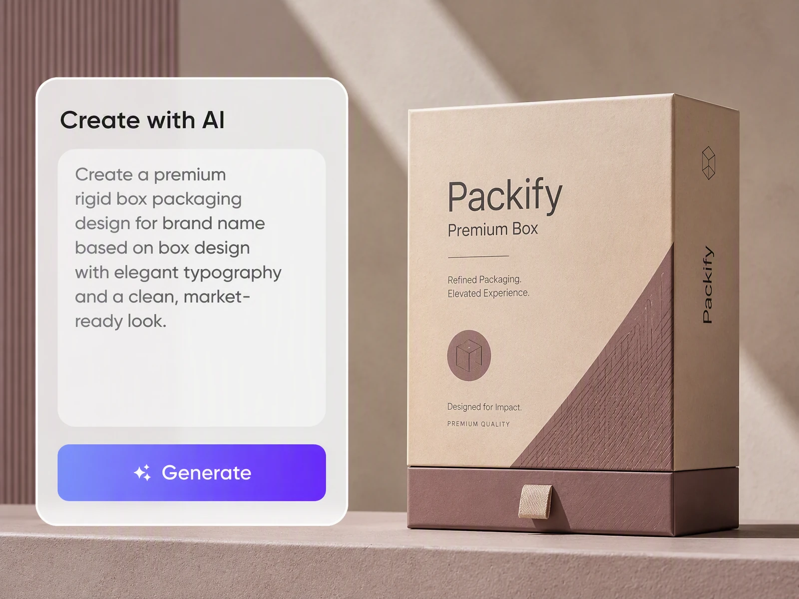 Move from brief to dieline Move from brief to dieline