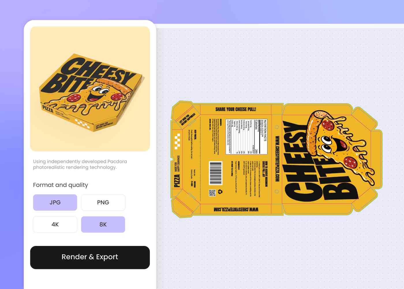 Step 3: Download artwork ready for your box supplier Step 3: Download artwork ready for your box supplier