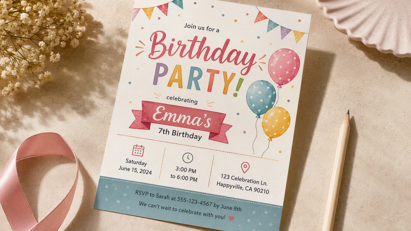 Birthday Invitation Maker Birthday Invitation Maker