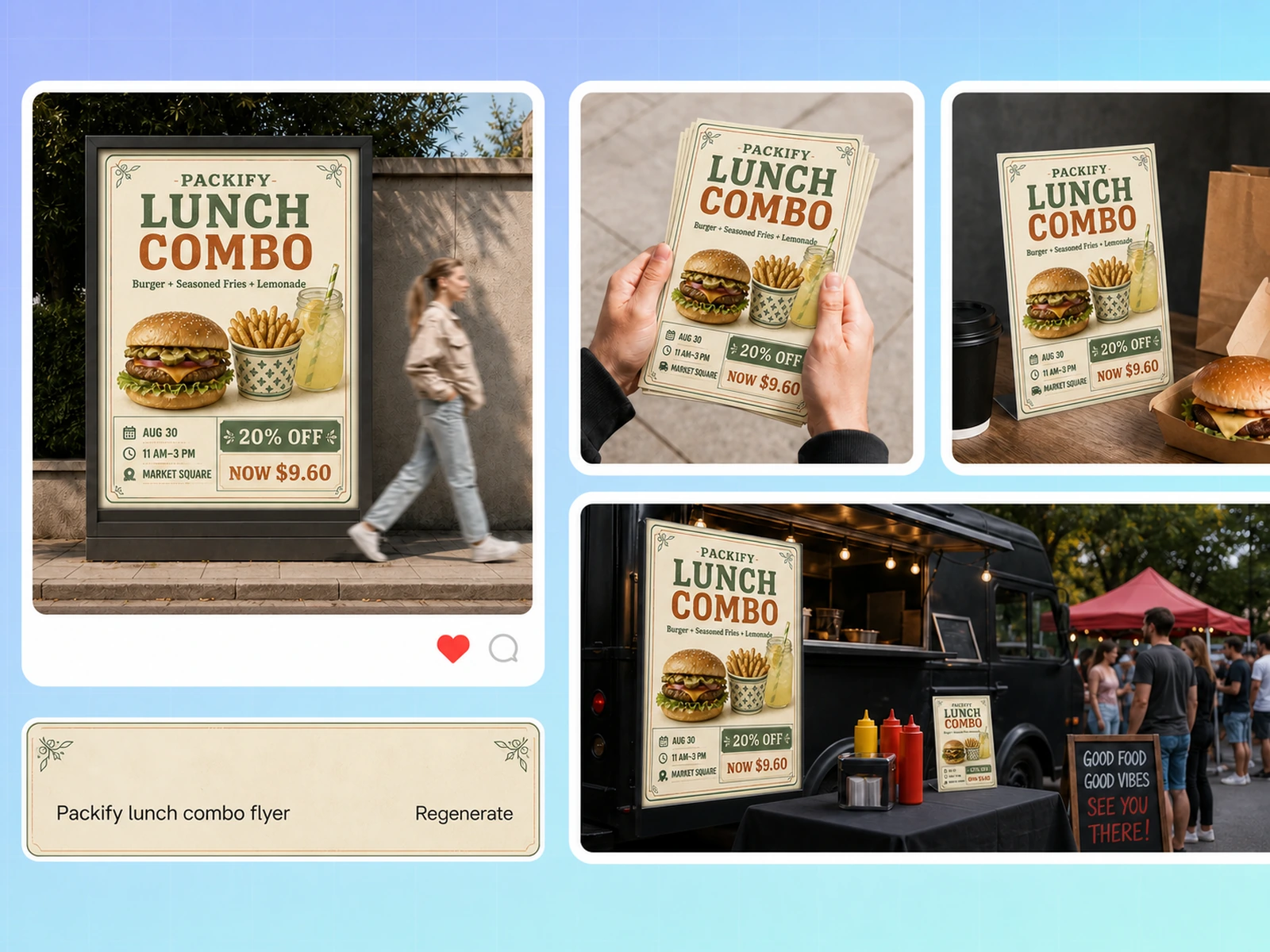 Create for different campaigns Create for different campaigns
