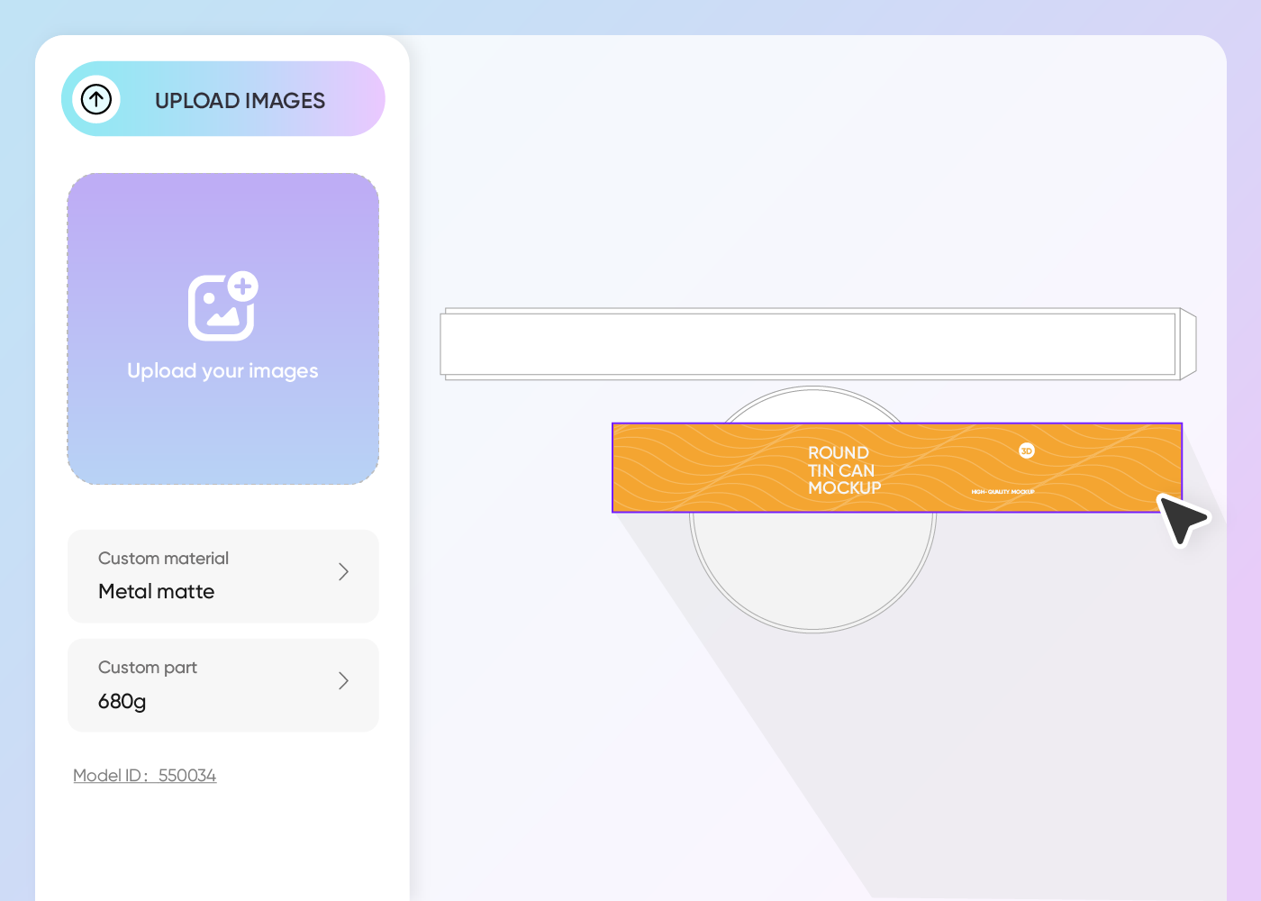 Step 2: Upload designs and customize Step 2: Upload designs and customize