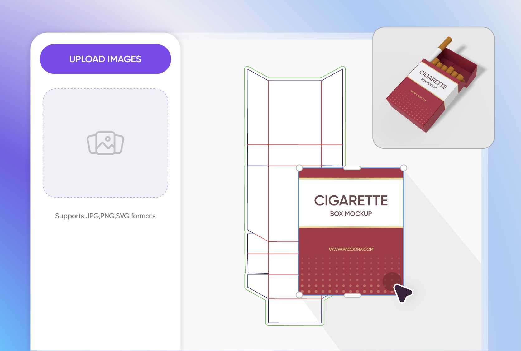 Upload impactful cigarette box designs Upload impactful cigarette box designs