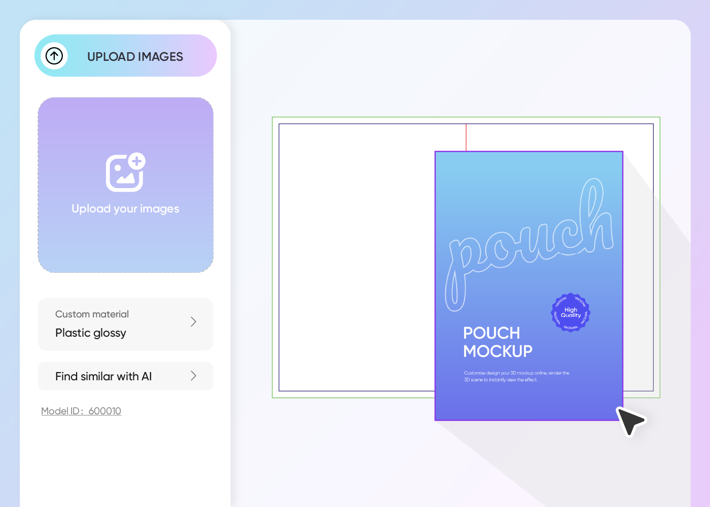 Step 2: Upload design and customize Step 2: Upload design and customize
