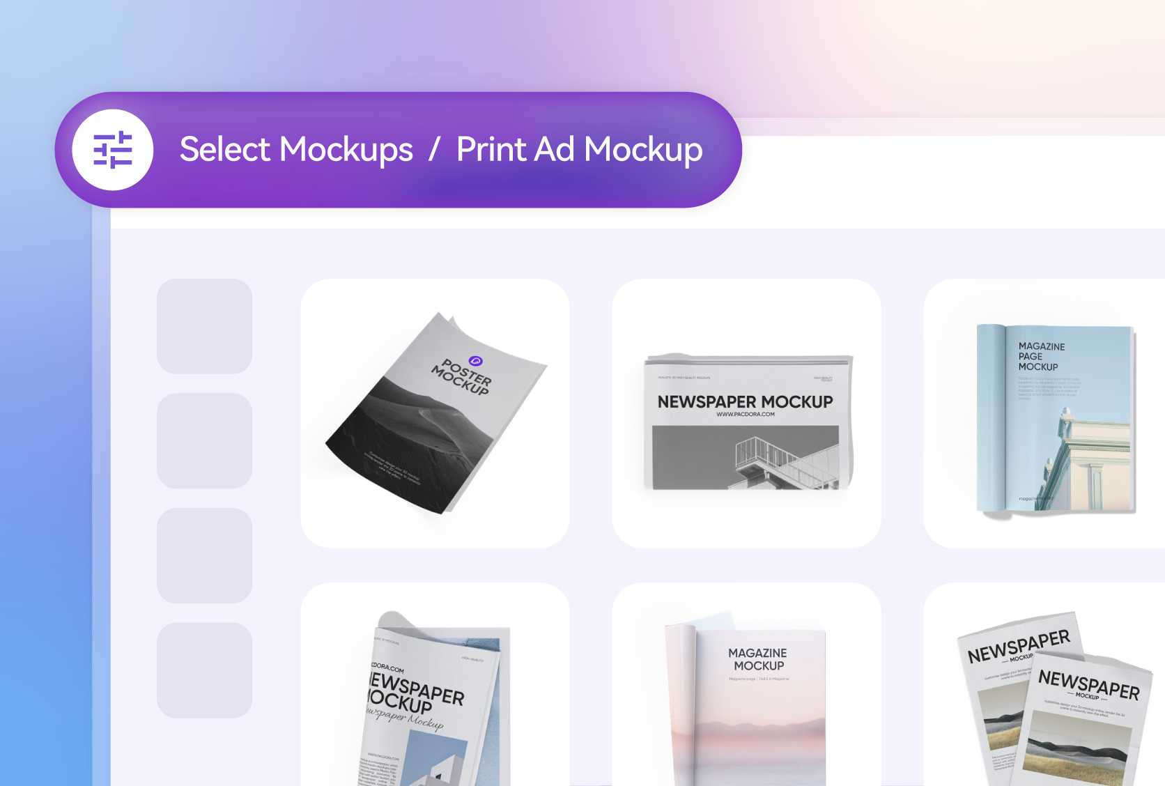 Pick print style matching your marketing campaign Pick print style matching your marketing campaign