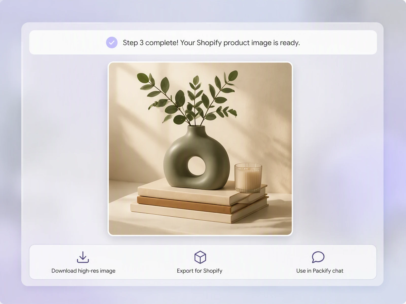 Step 3: Download and review your image Step 3: Download and review your image