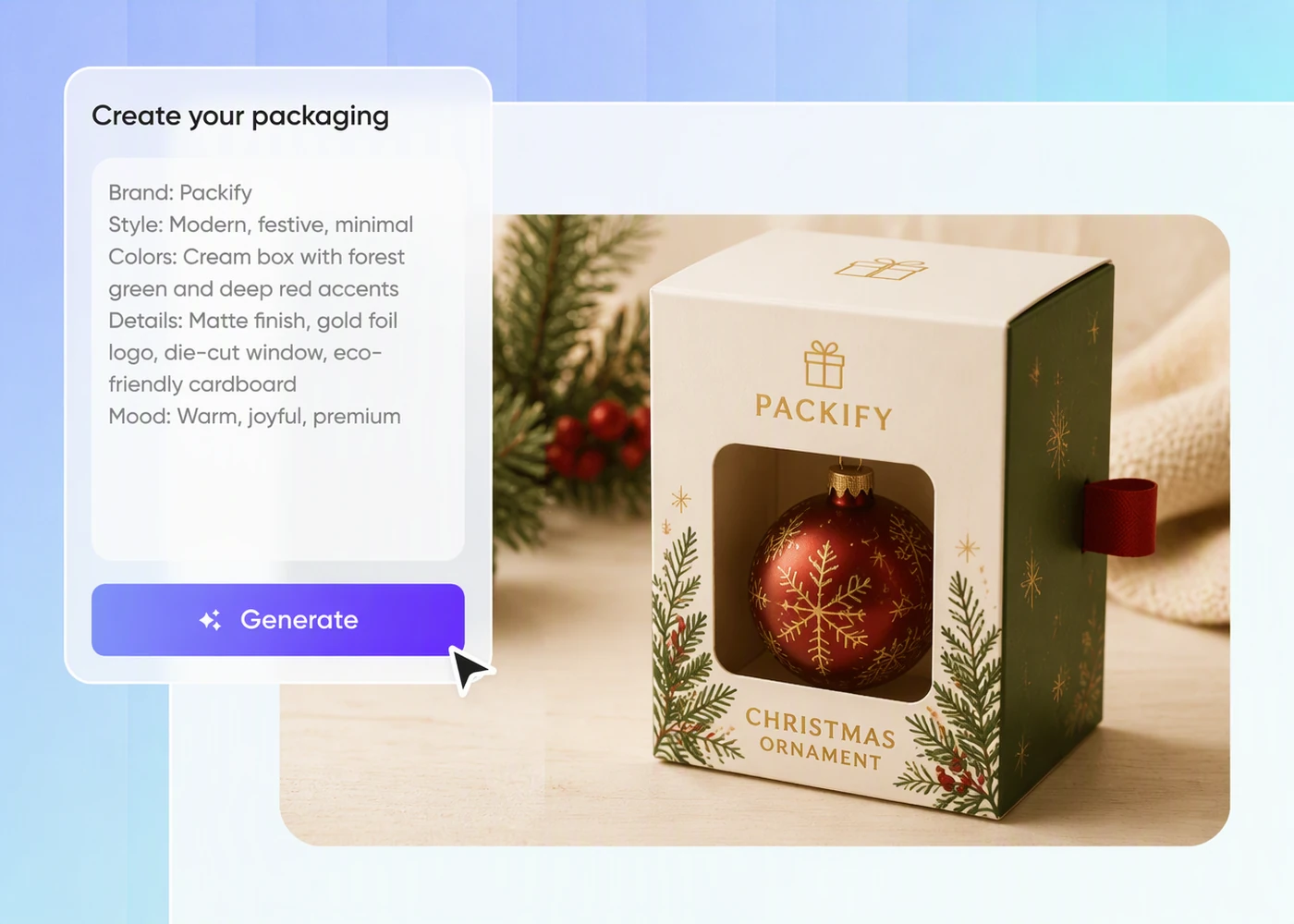 Step 1: Upload your ornament product christmas-ornament-packaging-upload-your-product