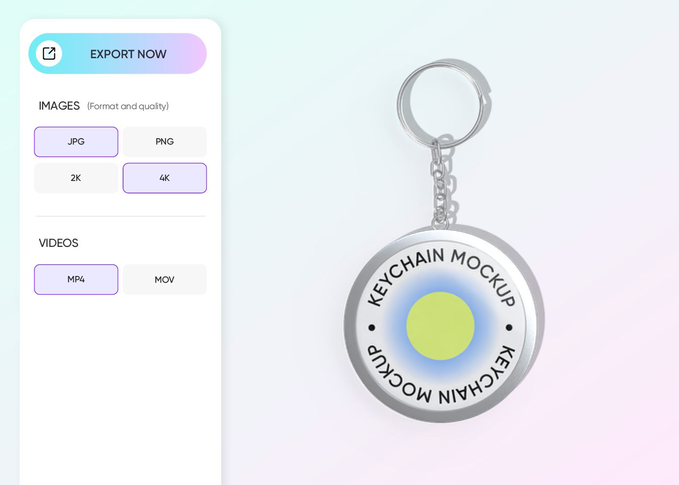 Step 3: Download your metal keychain design Step 3: Download your metal keychain design