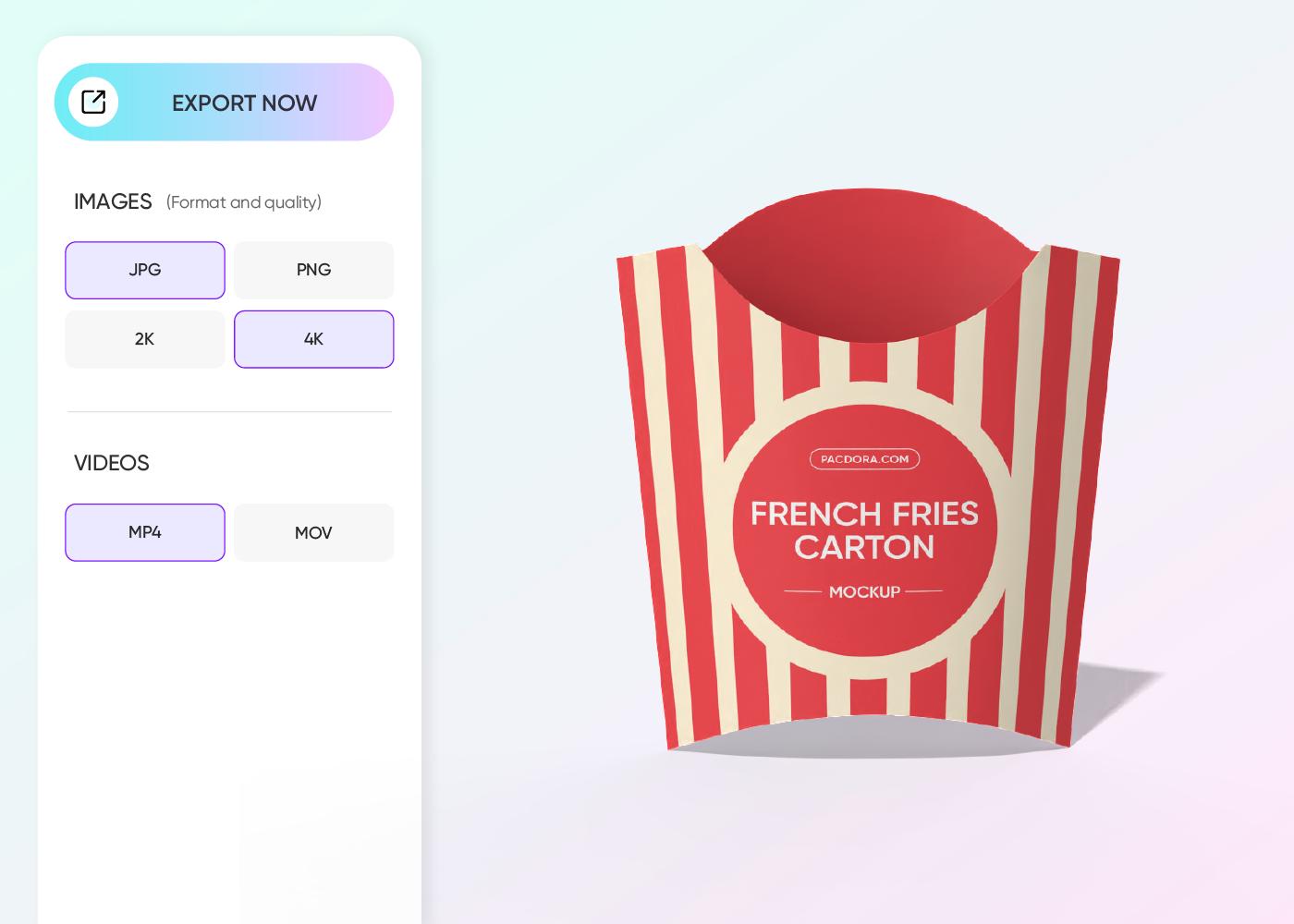 Step 3: Export your final box design Step 3: Export your final box design