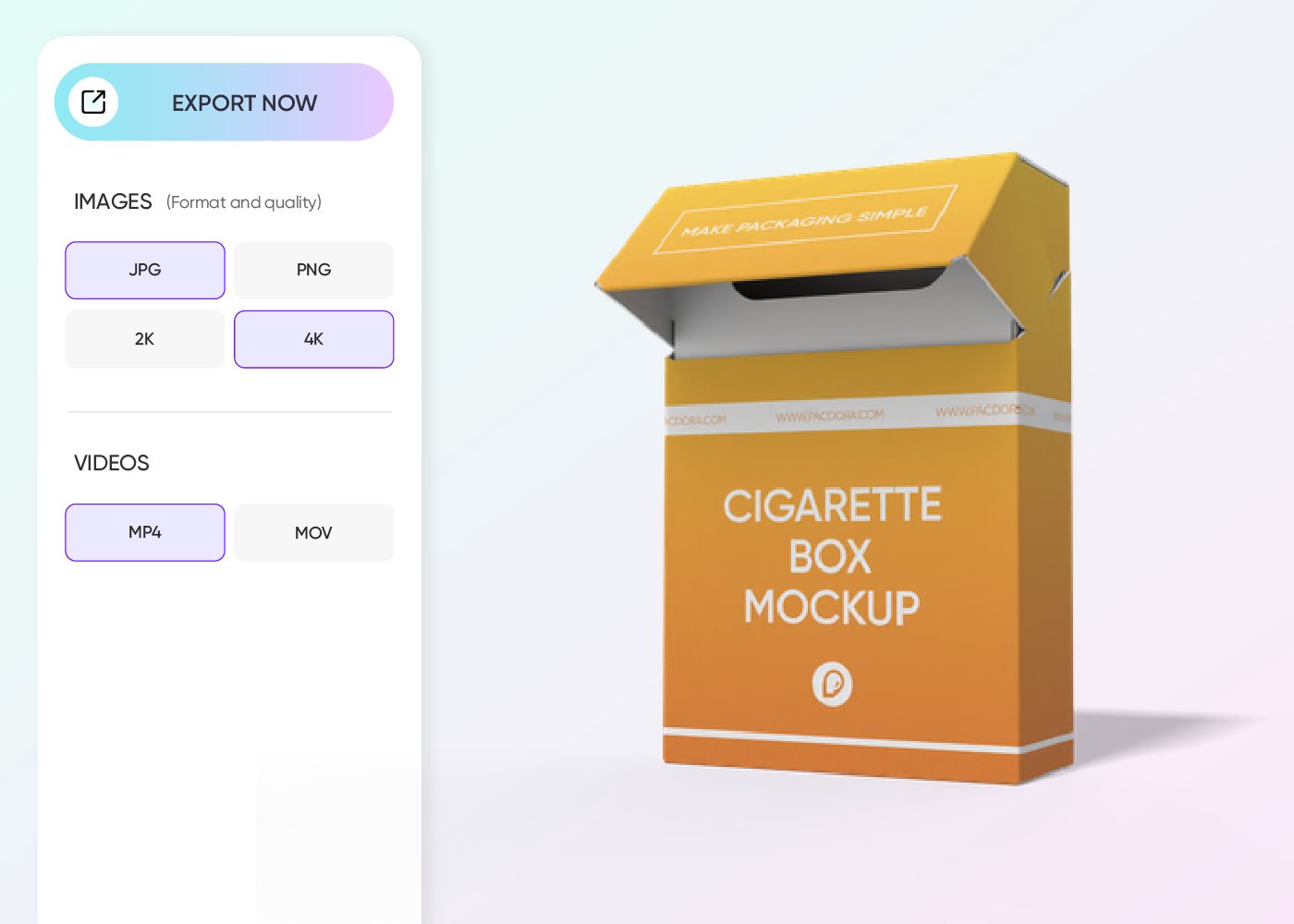 Step 3: Export your finished design Step 3: Export your finished design