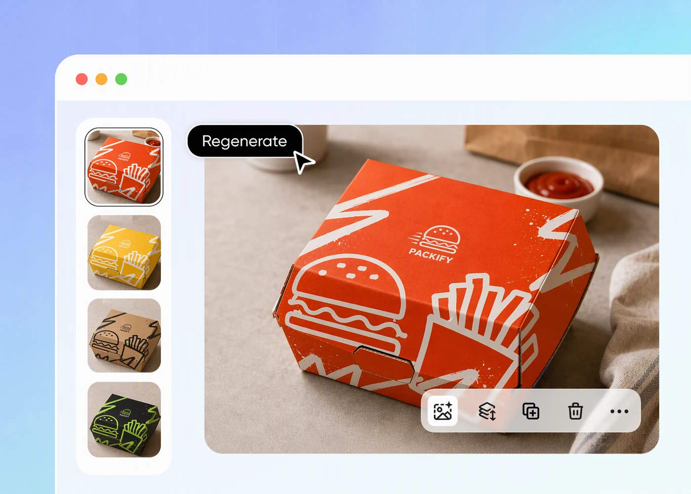 Step 2: Edit your takeout packaging design takeout-packaging-edit-your-design