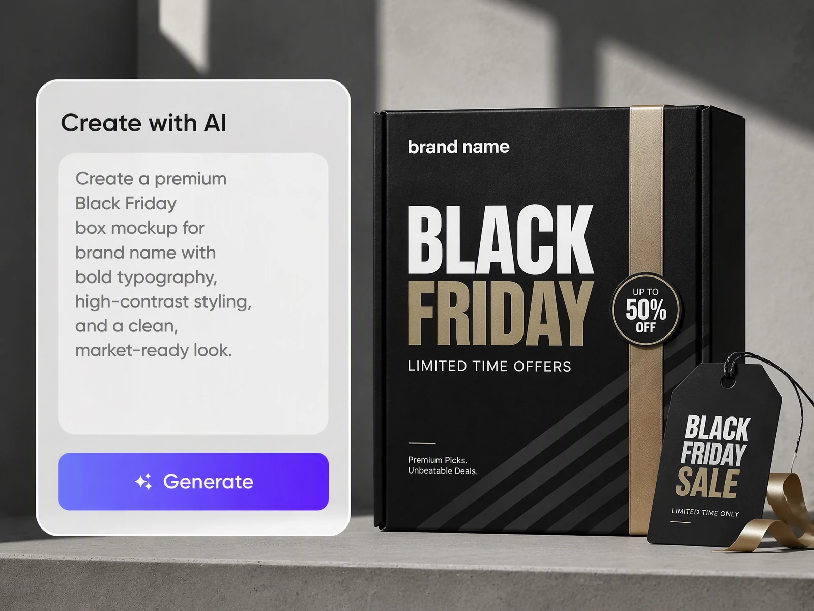 Avoid generic Black Friday visuals Avoid generic Black Friday visuals
