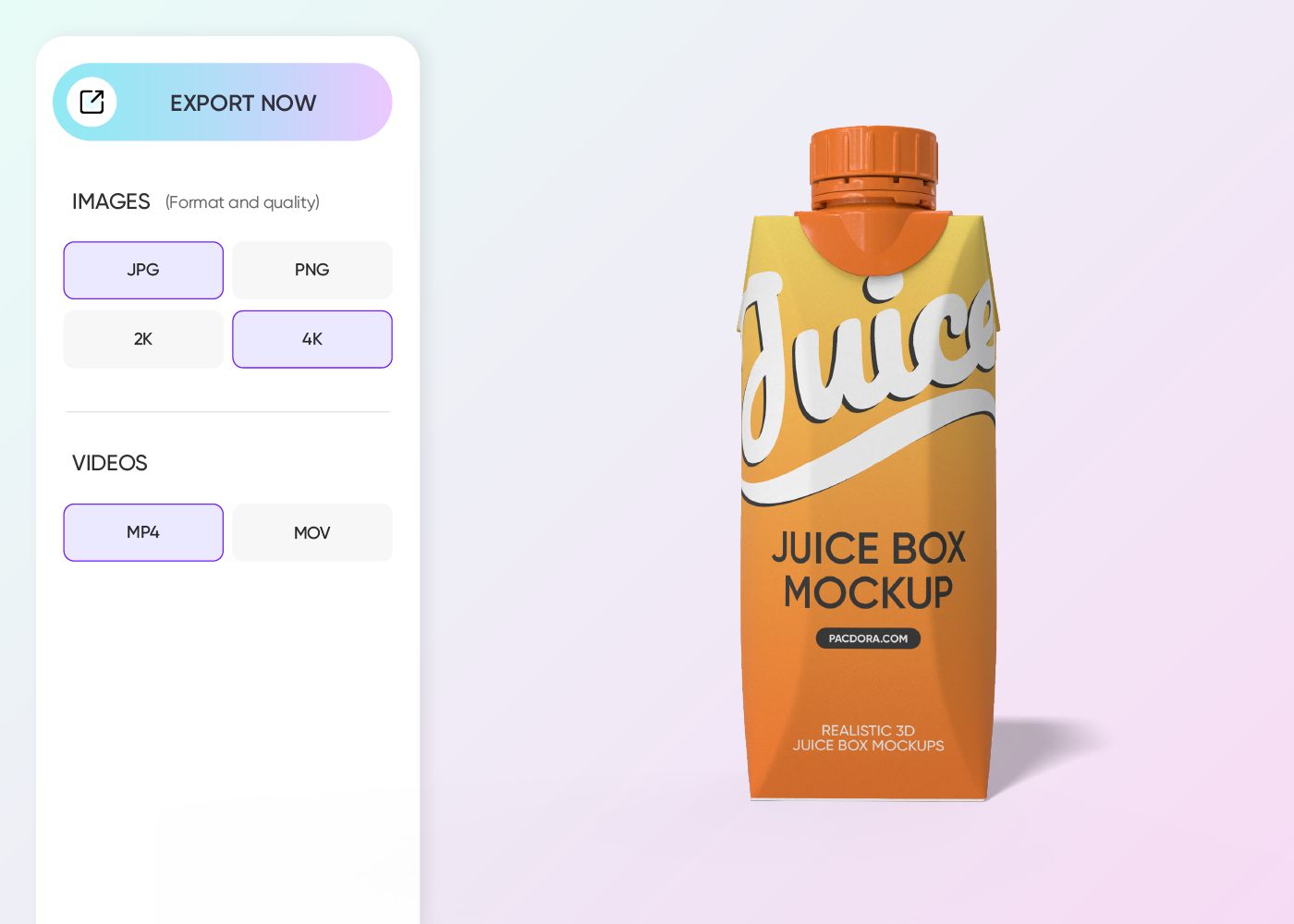 Step 3: Download your juice box design Step 3: Download your juice box design