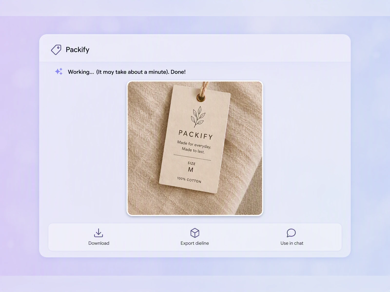 Step 3: Export and edit the dieline Step 3: Export and edit the dieline