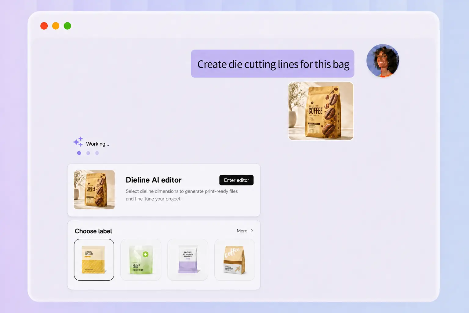 Step 3: Choose a Bag Style and Export the Dieline Step 3: Choose a Bag Style and Export the Dieline