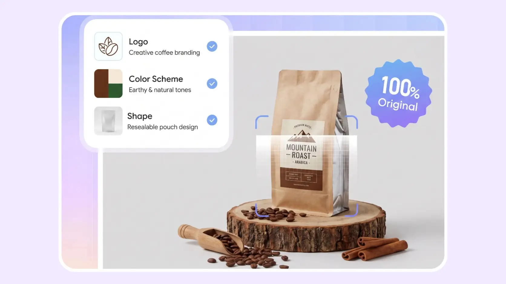 AI Coffee Bag Dieline Generator AI Coffee Bag Dieline Generator