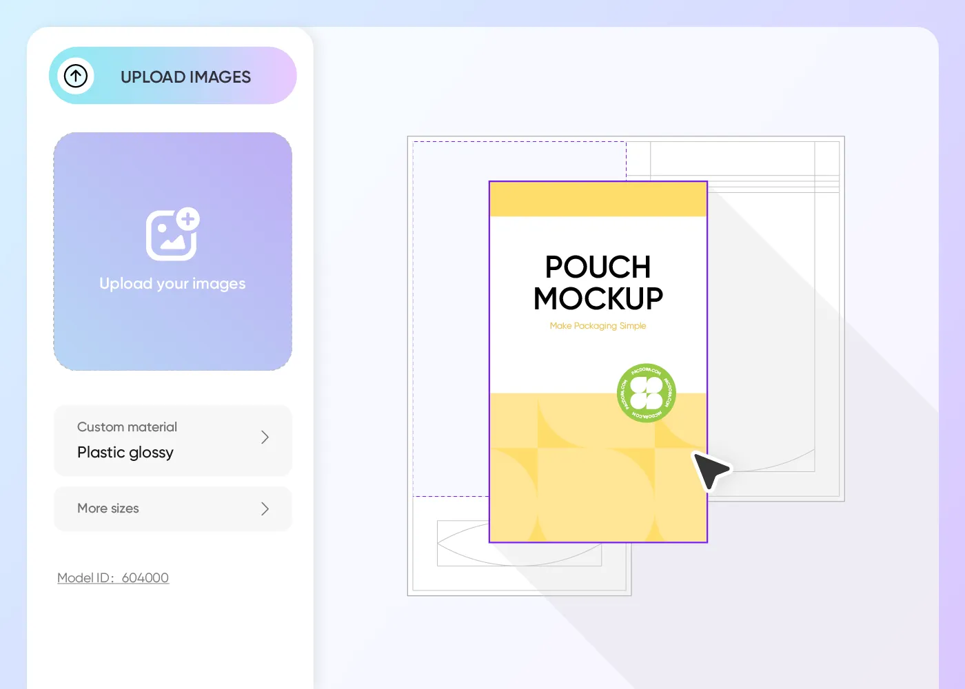 Step 2: Upload your artwork and customize Step 2: Upload your artwork and customize
