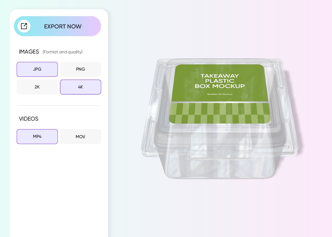 Step 3: Download your food box design Step 3: Download your food box design