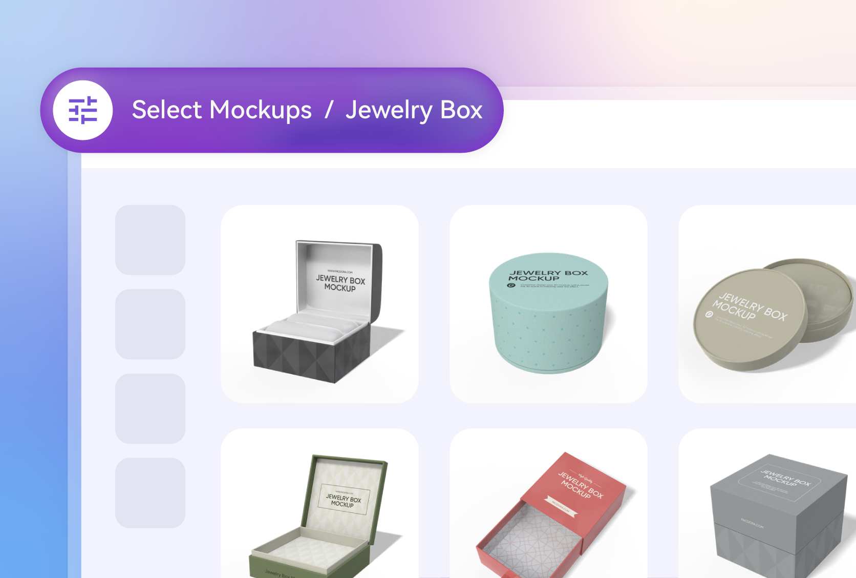 Box style that perfectly matches the product Box style that perfectly matches the product
