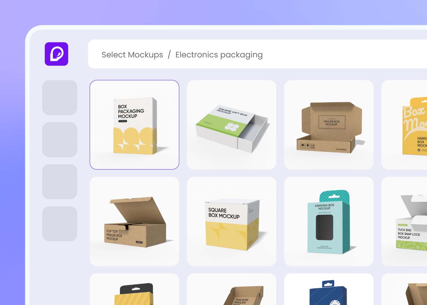 Step 1: Choose your box format Step 1: Choose your box format