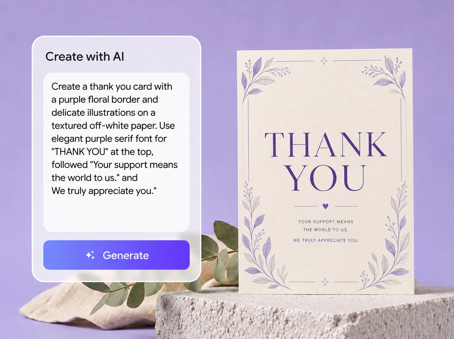 Turn gratitude into brand visuals Turn gratitude into brand visuals