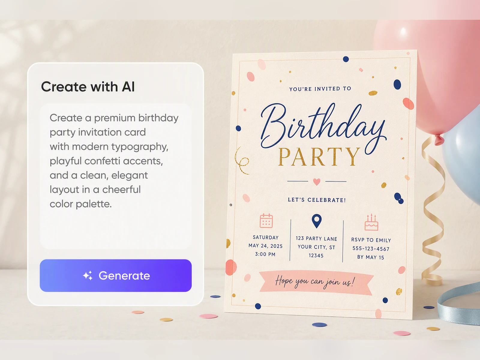 Make every invitation feel personal Make every invitation feel personal