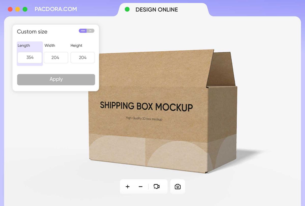 Flexible sizing for tailored product packaging Flexible sizing for tailored product packaging