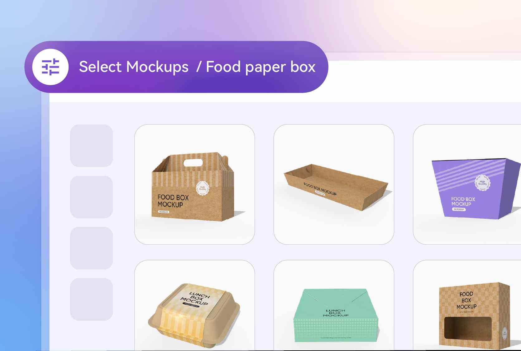 Select diverse food paper box styles Select diverse food paper box styles