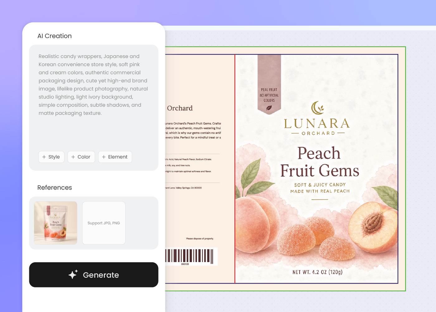 Step 2: Describe the flavor and brand Step 2: Describe the flavor and brand