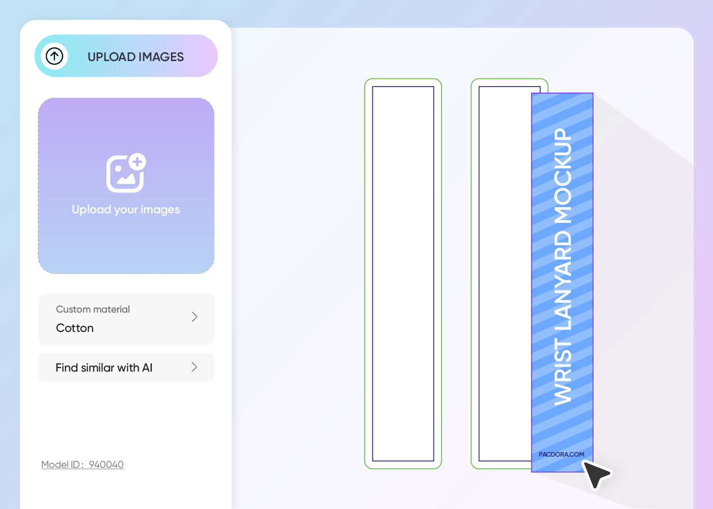 Step 2: Upload design and adjust Step 2: Upload design and adjust