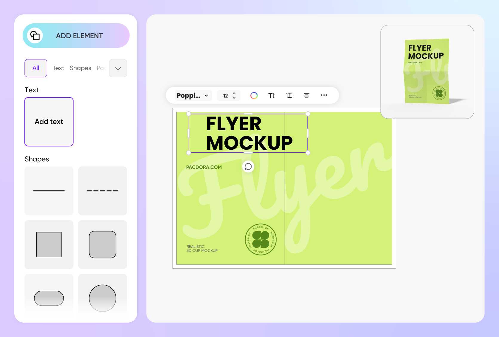 Upload your flyer mockup design Upload your flyer mockup design
