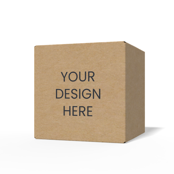 Square shipping box mockup Square shipping box mockup