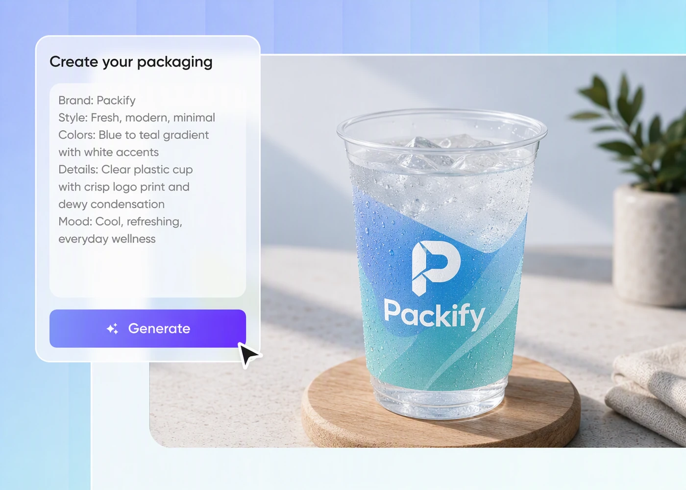 Step 1: Describe your plastic cup plastic-cup-mockup-describe-your