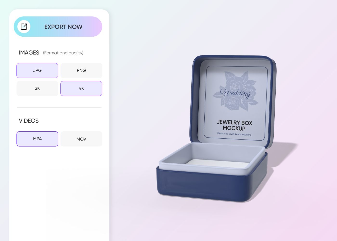 Step 3: Save your jewellery box packaging Step 3: Save your jewellery box packaging