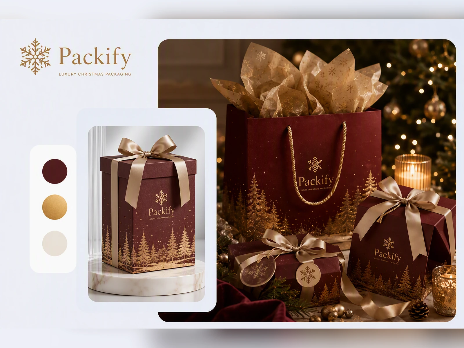Explore Christmas packaging ideas beyond red and green Explore Christmas packaging ideas beyond red and green