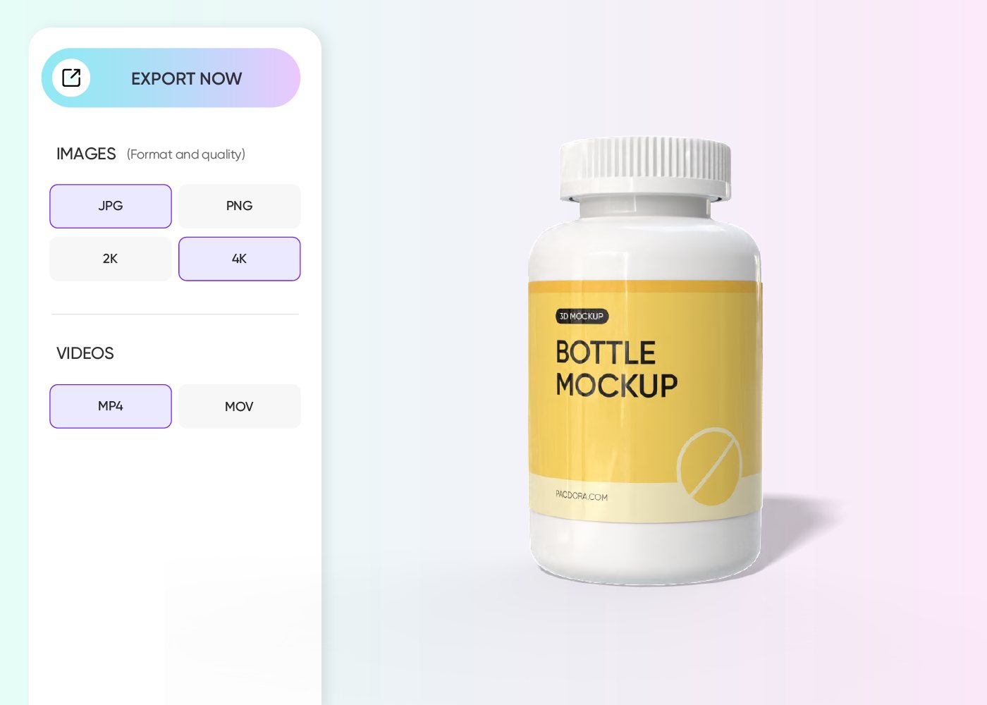 Step 3: Download your supplement packaging Step 3: Download your supplement packaging