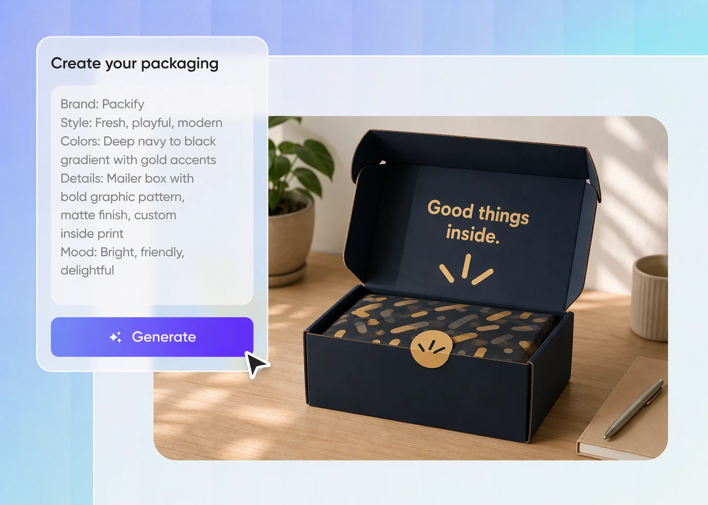 Step 1: Add your brief or artwork mailer-box-packaging-design-generator-add-your-brief-or-artwork