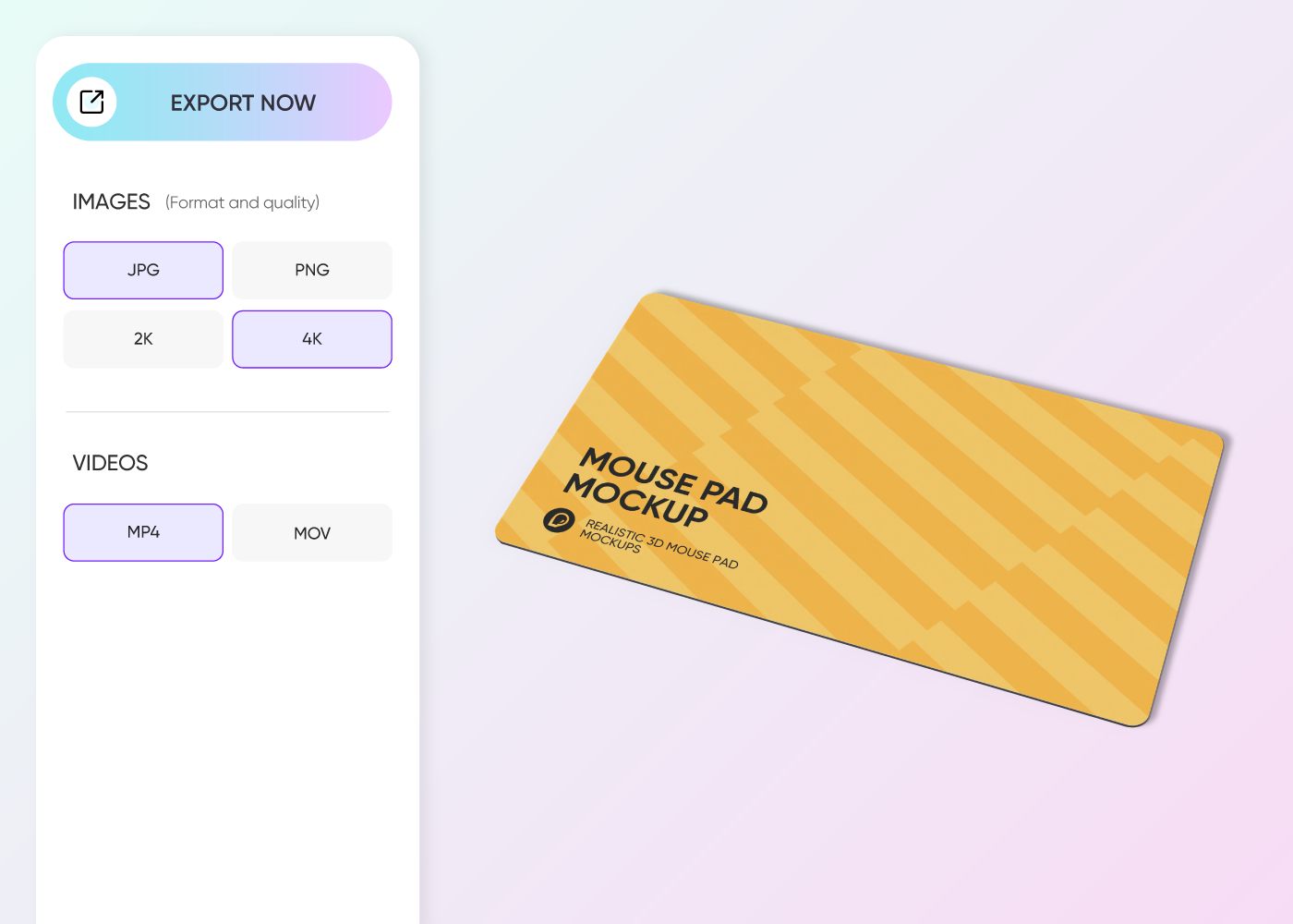 Step 3: Download your mouse pad design Step 3: Download your mouse pad design