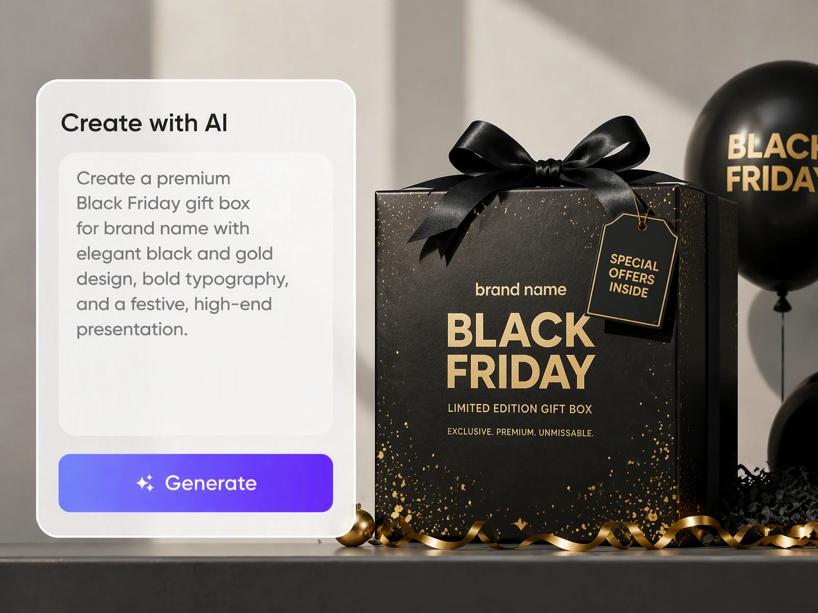 Create Black Friday gift boxes faster Create Black Friday gift boxes faster