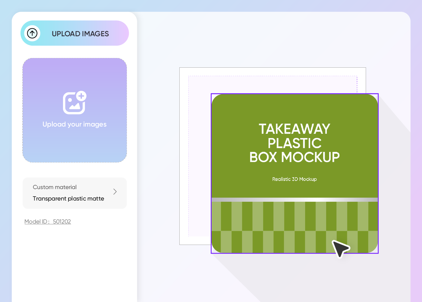 Step 2: Upload images and adjust Step 2: Upload images and adjust