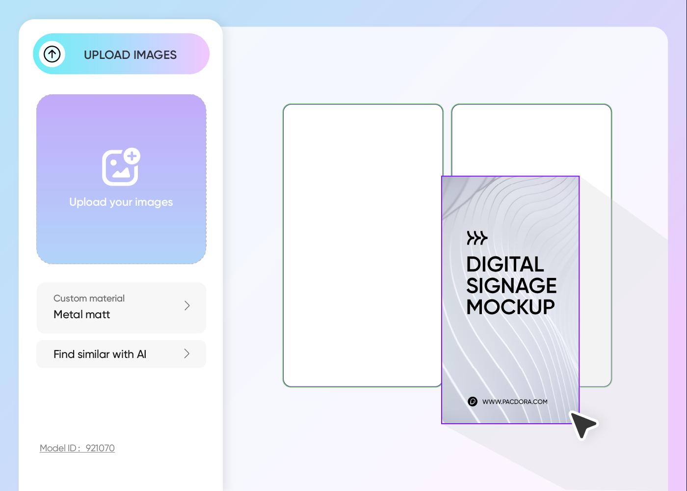Step 2: Upload design and customize Step 2: Upload design and customize