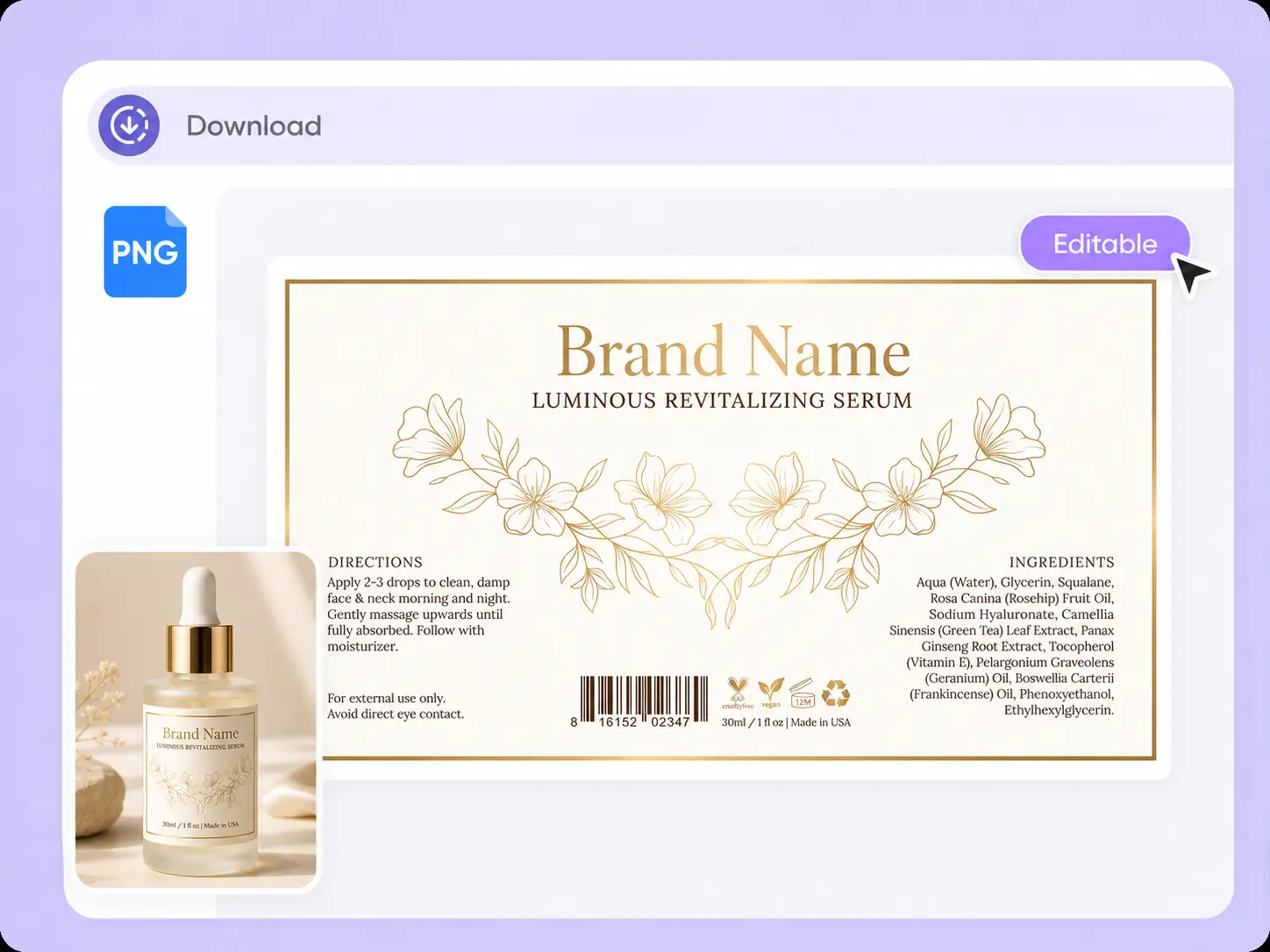 Step 3: Choose a mockup and edit Step 3: Choose a mockup and edit